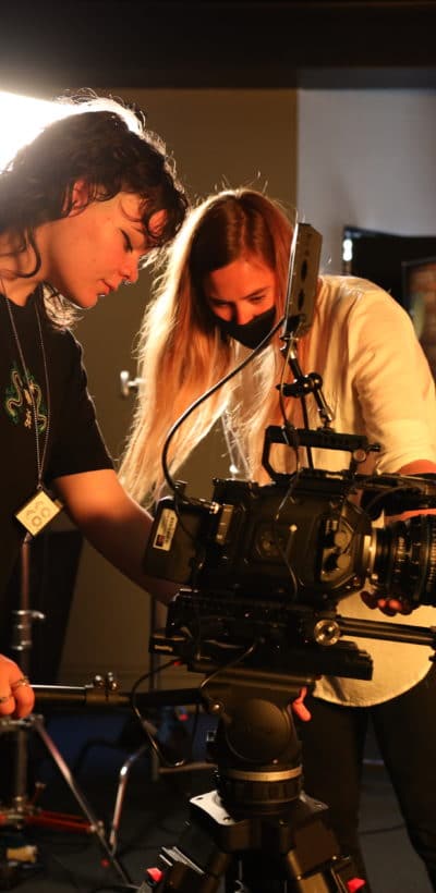 Filmmaking students at BIMM Berlin