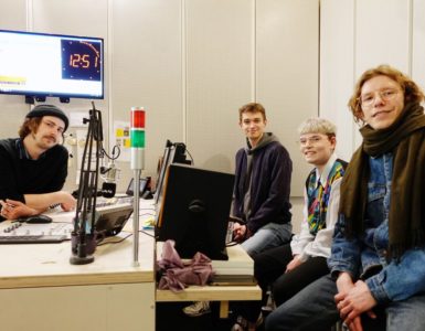 BIMM Institute Hamburg students at radio station ByteFM
