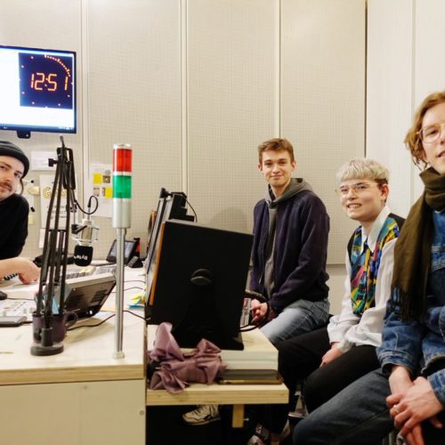 BIMM Institute Hamburg students at radio station ByteFM
