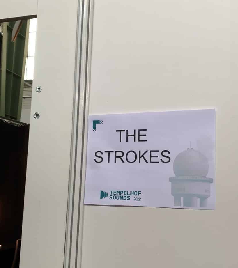 The Strokes Backstage at Tempelhof Sounds