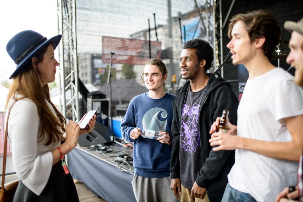 BIMM Hamburg students outside