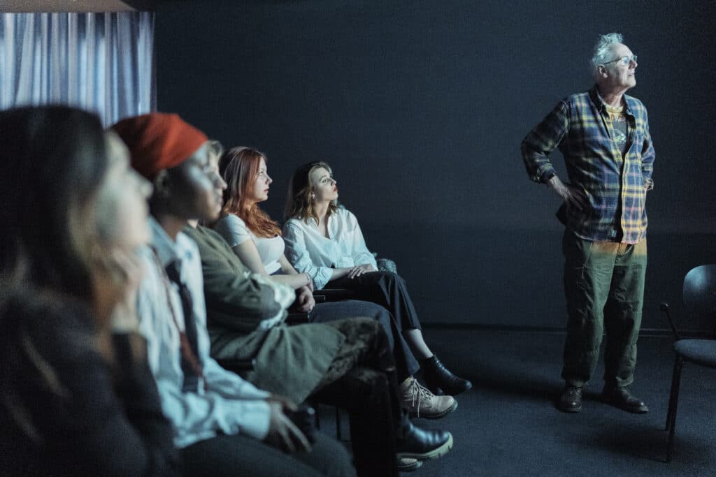 BIMM Berlin students networking in Studio Kino