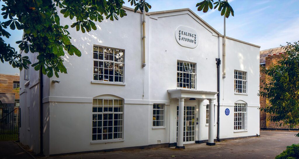 Outside of Ealing studios 