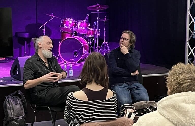 Fink delivers a masterclass to BIMM songwriting students