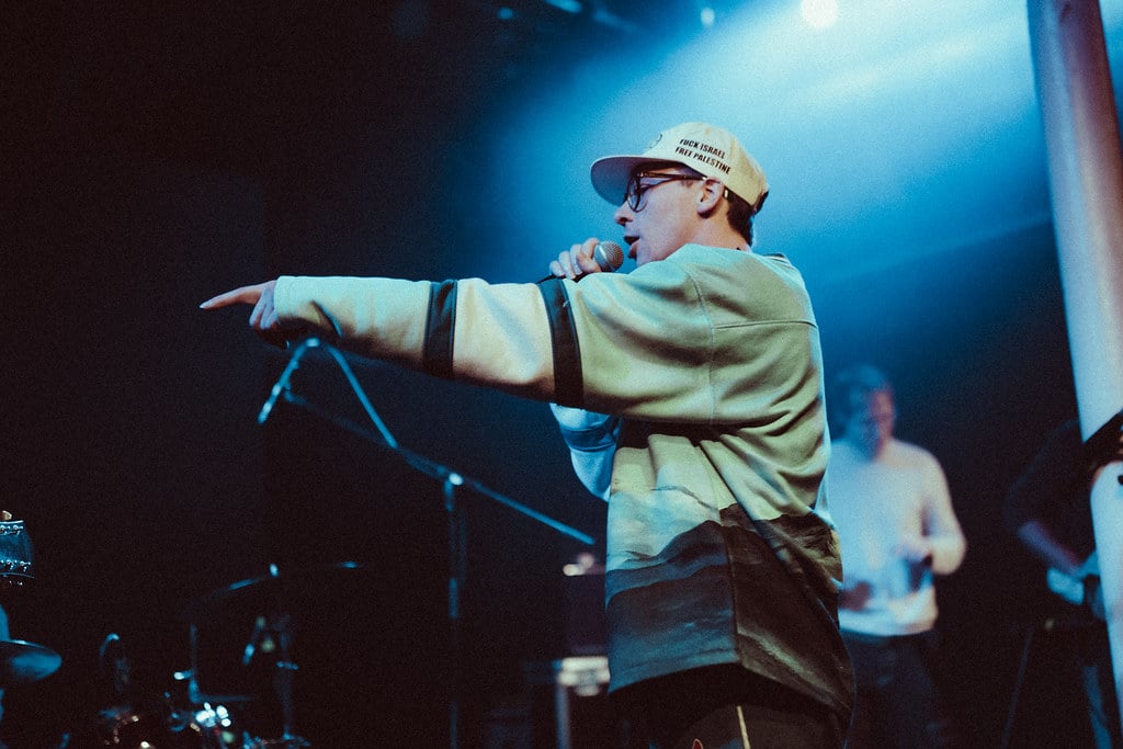 Hal Warren, rapper and MA PMP Student in berlin performing